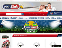 Tablet Screenshot of eletrotania.com.br